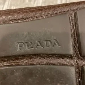 Prada | Shoes | Prada Pebbled Grain Leather Drivers All  display picture 2